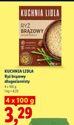 Ryż brązowy długoziarnisty promocja w Lidl