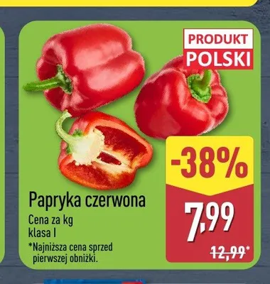 Papryka czerwona promocja w Aldi