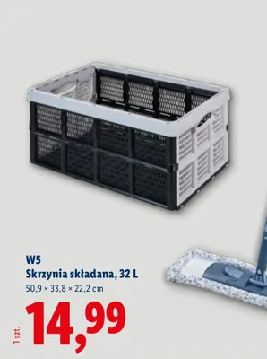 Skrzynia składana, 32l promocja w Lidl