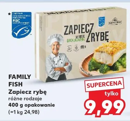 Zapiecz rybę różne rodzaje promocja w Kaufland