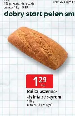 Bułka pszenno-żytnia ze skyrem promocja w Leclerc
