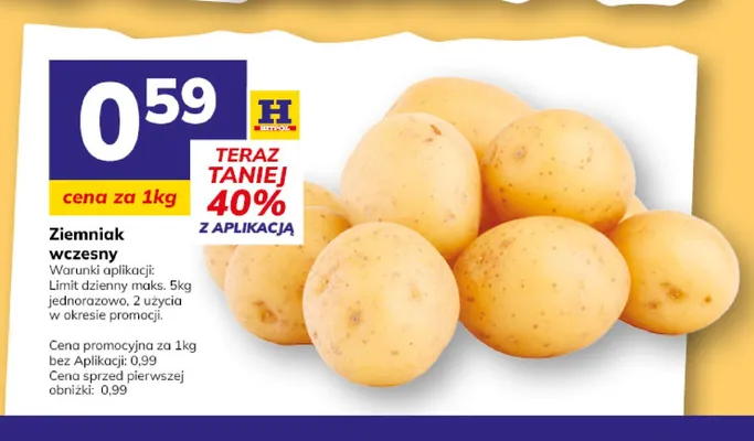 Ziemniaki wczesne promocja w Hitpol