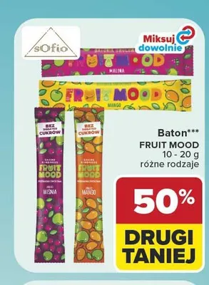 Baton Fruit Mood malina promocja w Carrefour