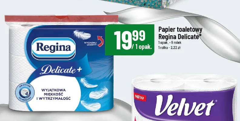 Papier toaletowy Regina Delicate promocja w POLOmarket