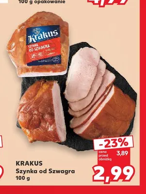 Szynka od Szwagra Krakus promocja w Kaufland