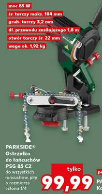 Ostrzałka do łańcuchów Parkside PSG 85 C2 promocja w Kaufland