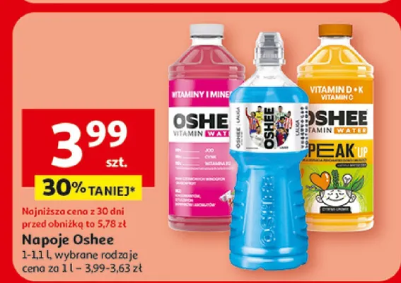 Napoje Oshee promocja w Auchan