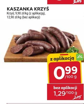 Kaszanka Krzyś promocja w Stokrotka