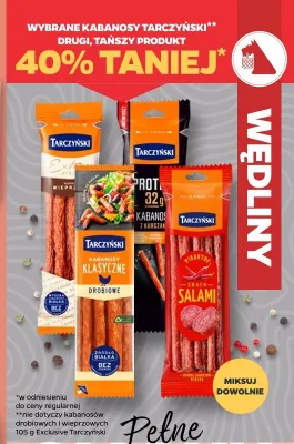 Kabanosy Tarczyński promocja w Netto