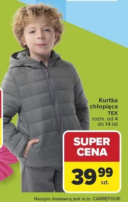 Kurtka chłopięca promocja w Carrefour
