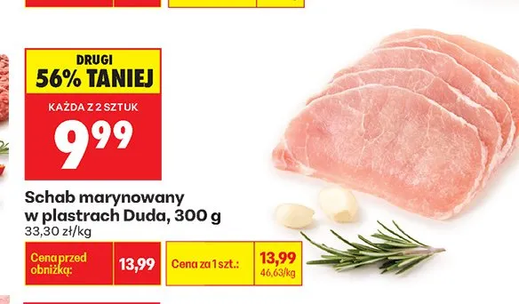 Schab marynowany w plastrach Duda promocja w Biedronka