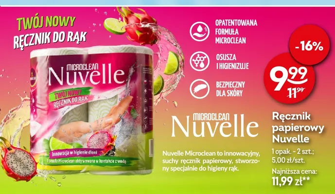 Ręcznik papierowy Nuvelle Microclean promocja w Żabka