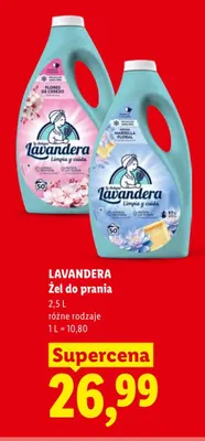 Żel do prania Lavandera promocja w Lidl