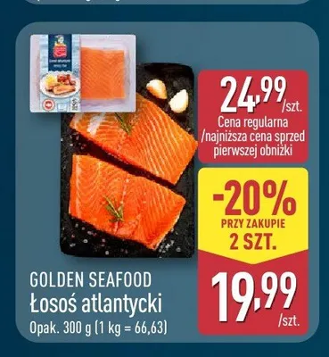 Łosoś atlantycki Golden Seafood promocja w Aldi