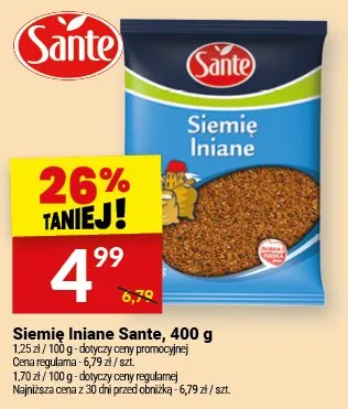 Siemię lniane promocja w Twój Market