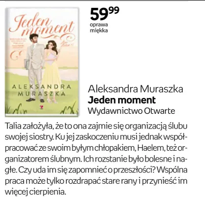 Książka Jeden moment promocja w Empik