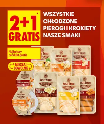 Chłodzone pierogi i krokiety Nasze Smaki promocja w Biedronka