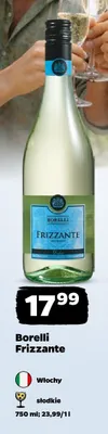 Wino musujące Borelli Frizzante promocja w Netto