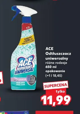 Odtłuszczacz uniwersalny Ace promocja w Kaufland