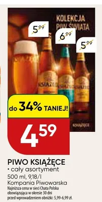 Piwo Książęce Czerwony Lager promocja w Chata Polska