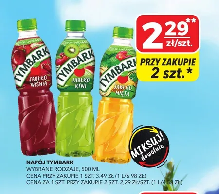 Napój Tymbark Jabłko Kiwi promocja w Top Market