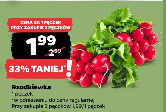 Rzodkiewka promocja w Netto