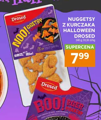 Nuggetsy z kurczaka Halloween Drosed promocja w Stokrotka
