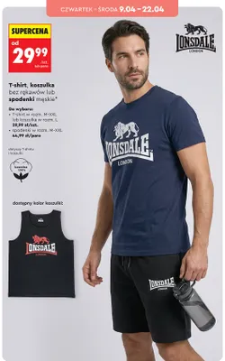 T-shirt bez rękawów męski promocja w Biedronka