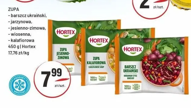 Zupa jesienno-zimowa Hortex promocja w Sedal
