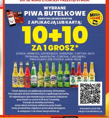 Piwo Heineken butelkowe promocja w Twój Market