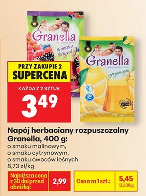 Napój herbaciany rozpuszczalny o smaku cytrynowym promocja w Biedronka