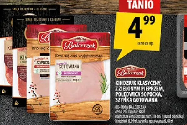 Kinoziuk klasyczny, z zielonym pieprzem, do lepiwich soprców, szynka gotowana promocja w Arhelan