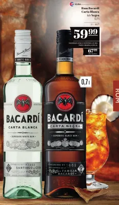 Rum Bacardi Carta Negra promocja w POLOmarket