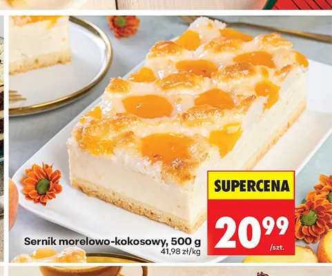 Sernik morelowo-kokosowy Biedronka promocja w Biedronka