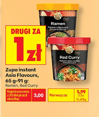 Zupa instant Asia Flavours Ramen promocja w Biedronka