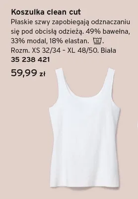 Koszulka damska clean cut Tchibo promocja w Tchibo