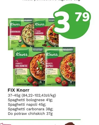 Fix Knorr Spaghetti carbonara promocja w Limonka