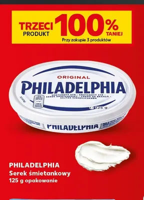 Serek śmietankowy Philadelphia promocja w Kaufland