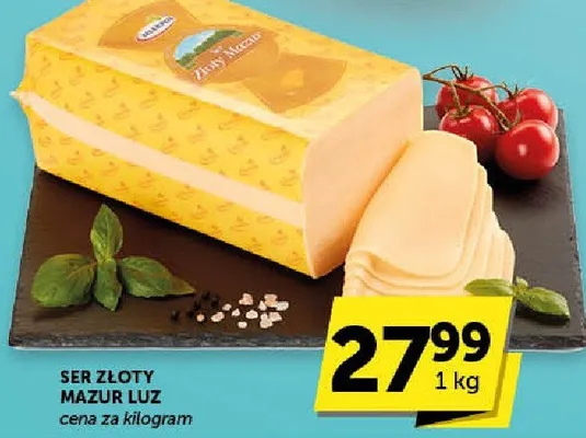Ser żółty Mazur Luz promocja w ABC