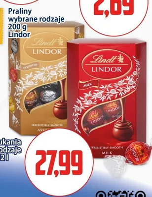 Praliny tiramisu Lindt lindor promocja w Kupiec