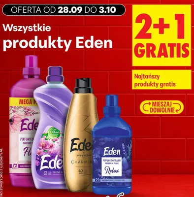 Perfumy do tkanin Eden Floral promocja w Biedronka