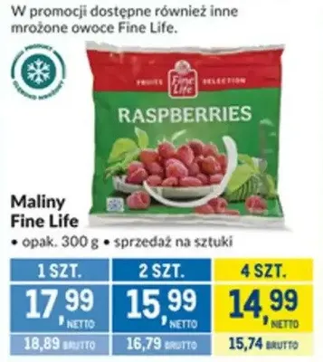Maliny Fine Life promocja w Makro