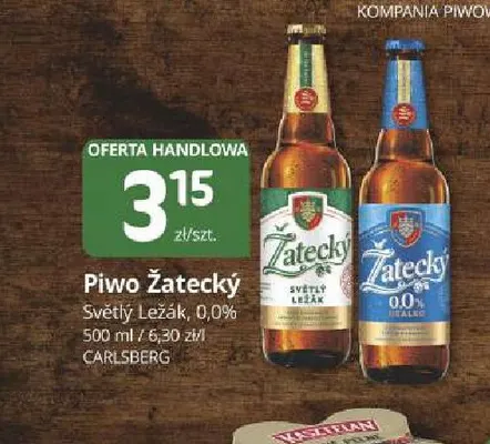 Piwo Žatecký Světlý Ležák promocja w Marketvita