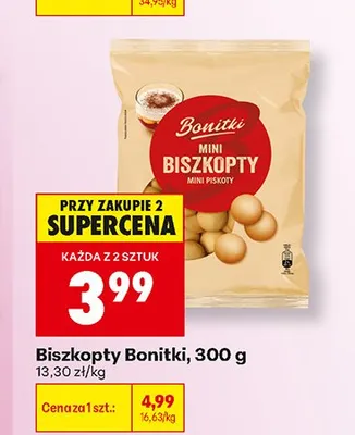 Biszkopty Bonitki promocja w Biedronka