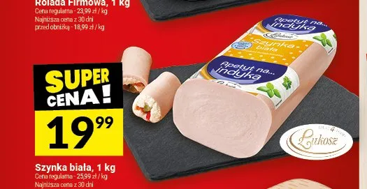 Szynka biała Łukosz promocja w Twój Market