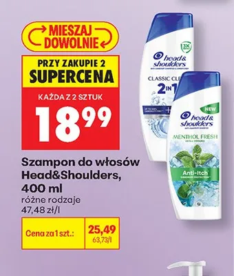 Szampon do włosów Head & Shoulders promocja w Biedronka