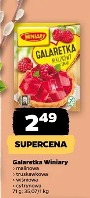 Galaretka malinowa promocja w Netto
