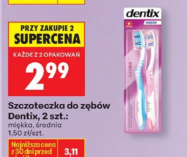 Szczoteczka do zębów miękka, średnia promocja w Biedronka