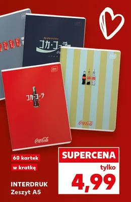 Zeszyt A5 Interdruk promocja w Kaufland