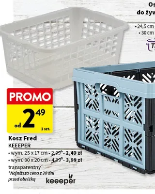 Kosz Fred wym. 30x20cm promocja w Intermarche